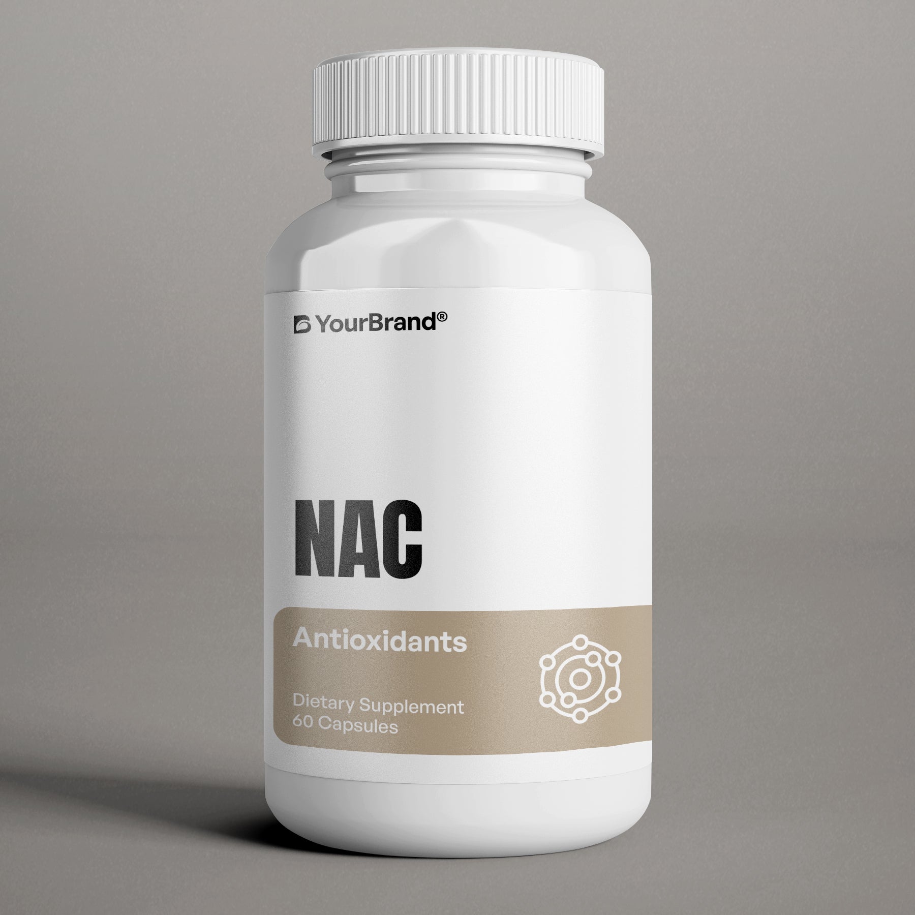 Private Label NAC Supplement for liver detox, respiratory health, and antioxidant support
