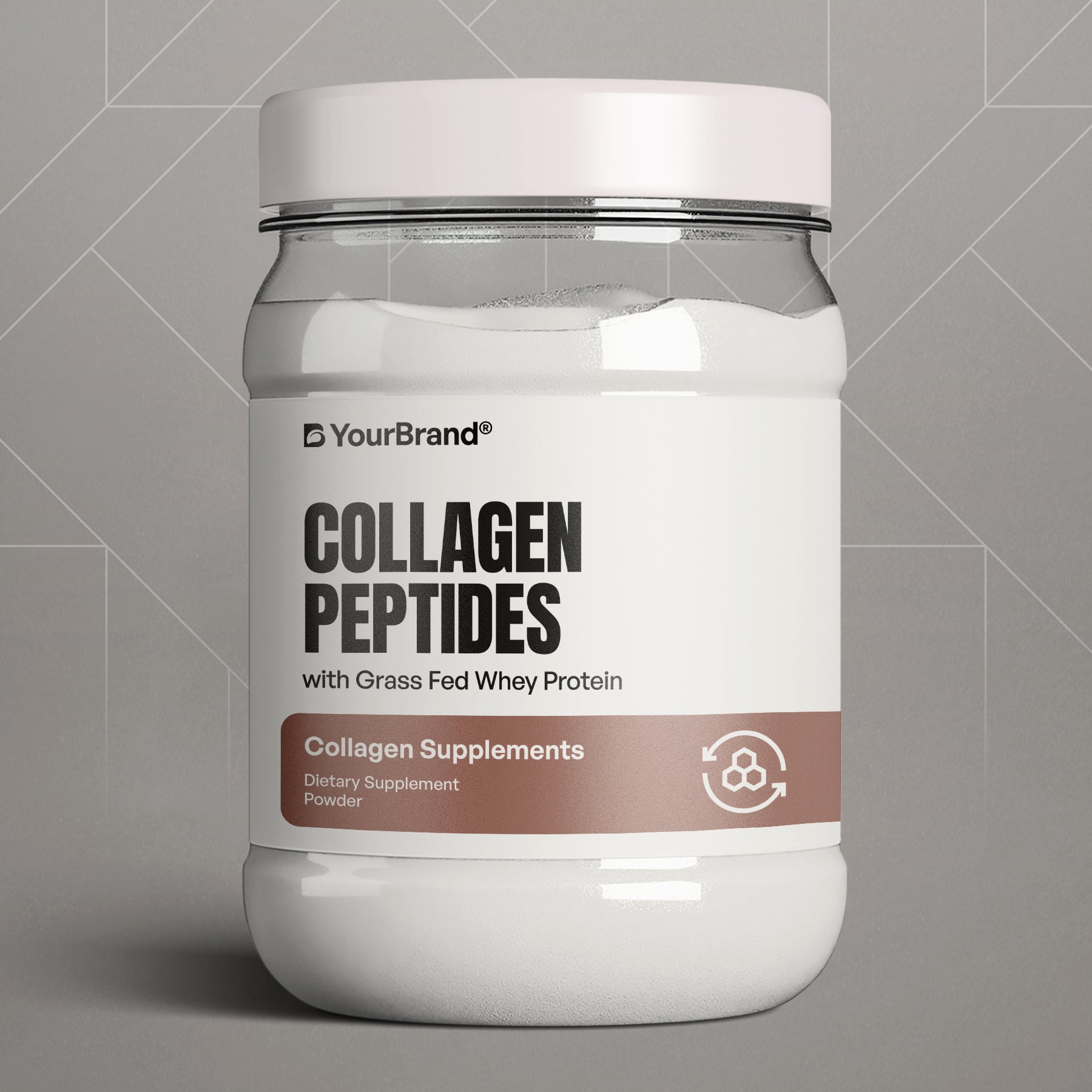 Private Label Collagen Peptides with Grass-Fed Whey Protein for muscle recovery and skin vitality
