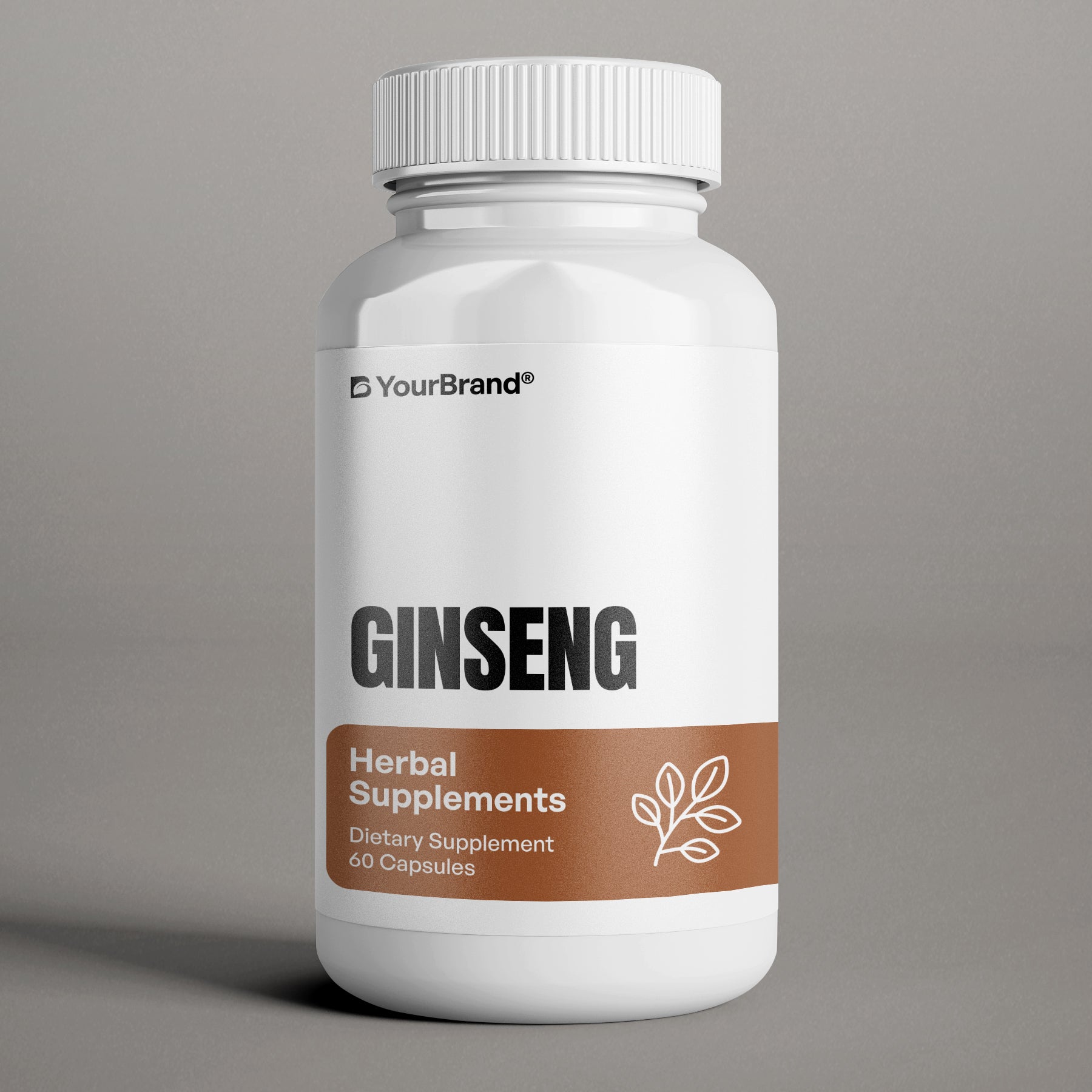 Private Label Ginseng Supplement for energy, focus, and overall vitality support