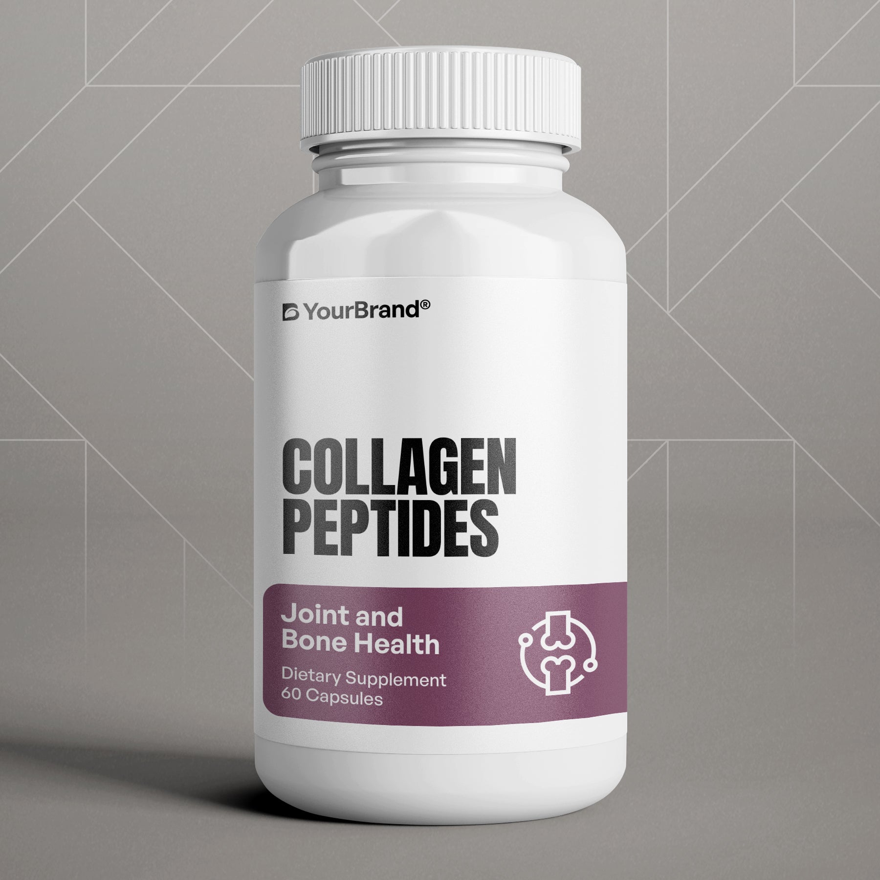 Private Label Collagen Peptides for skin, hair, and joint support with easy absorption