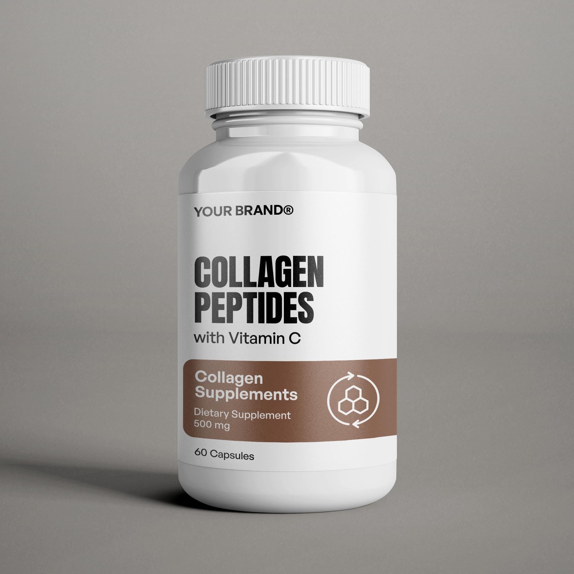 Private Label Collagen Peptides for skin, hair, and joint health with easy absorption