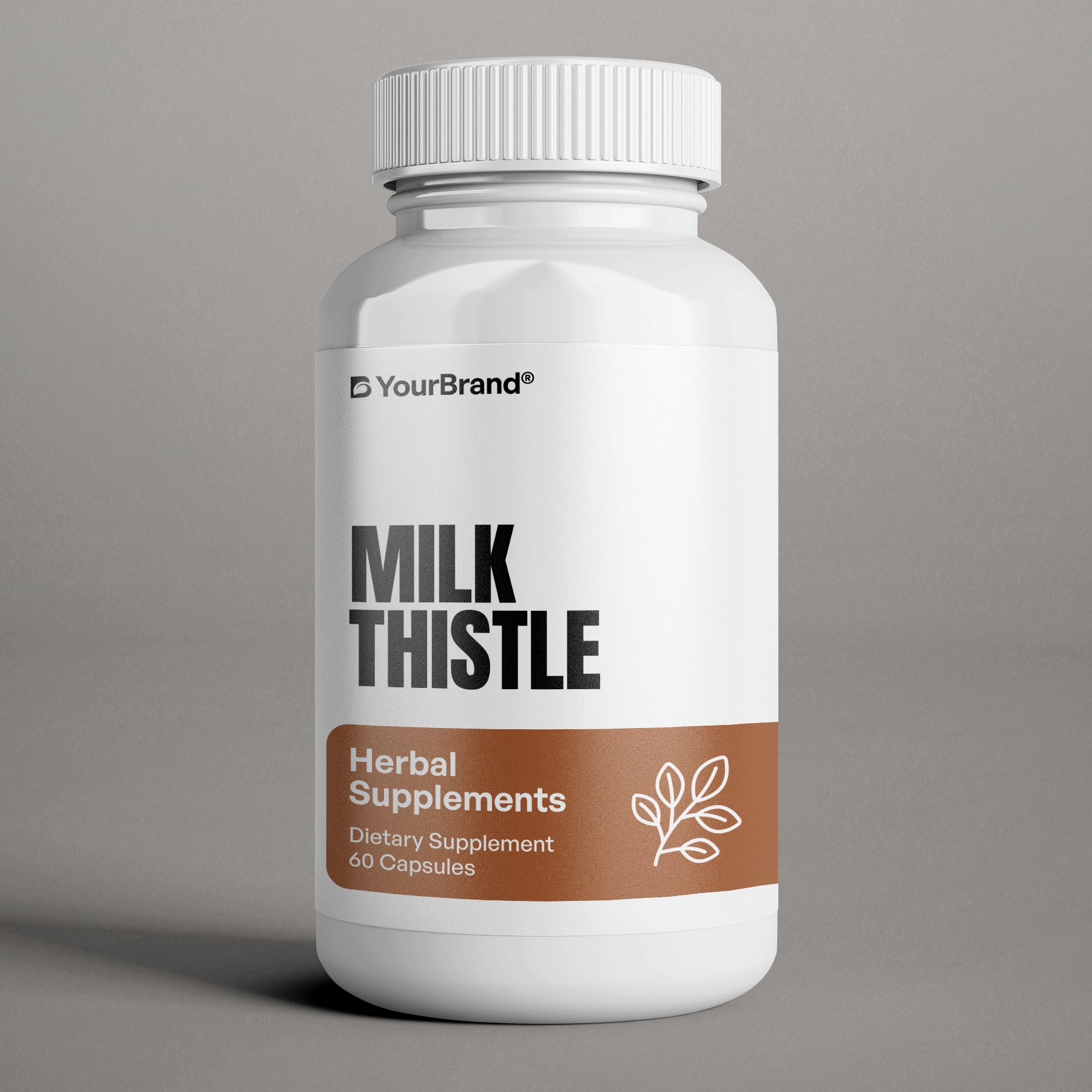 Private Label Milk Thistle Supplement for liver support, detox, and overall wellness
