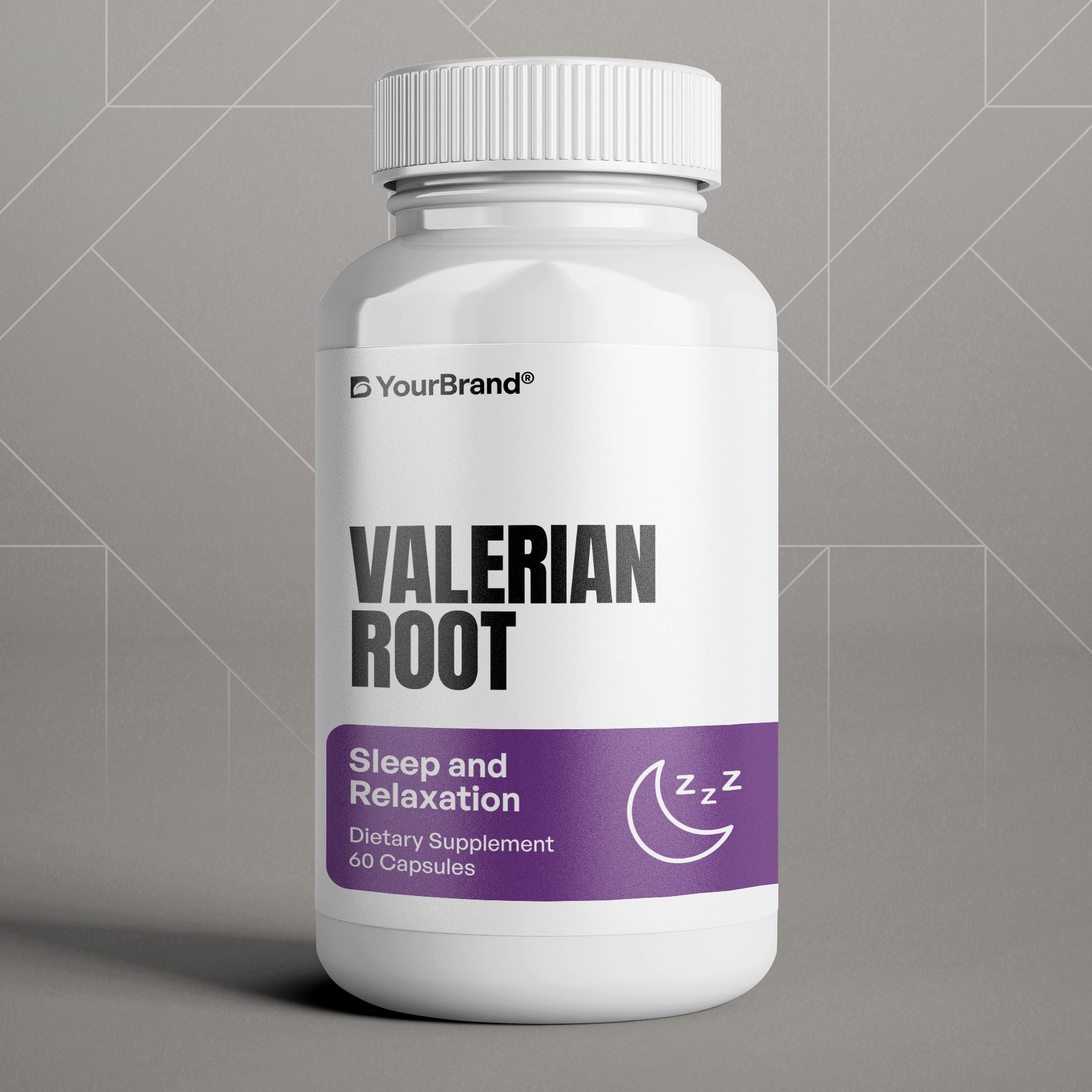 Private Label Valerian Root Supplement for relaxation and better sleep quality