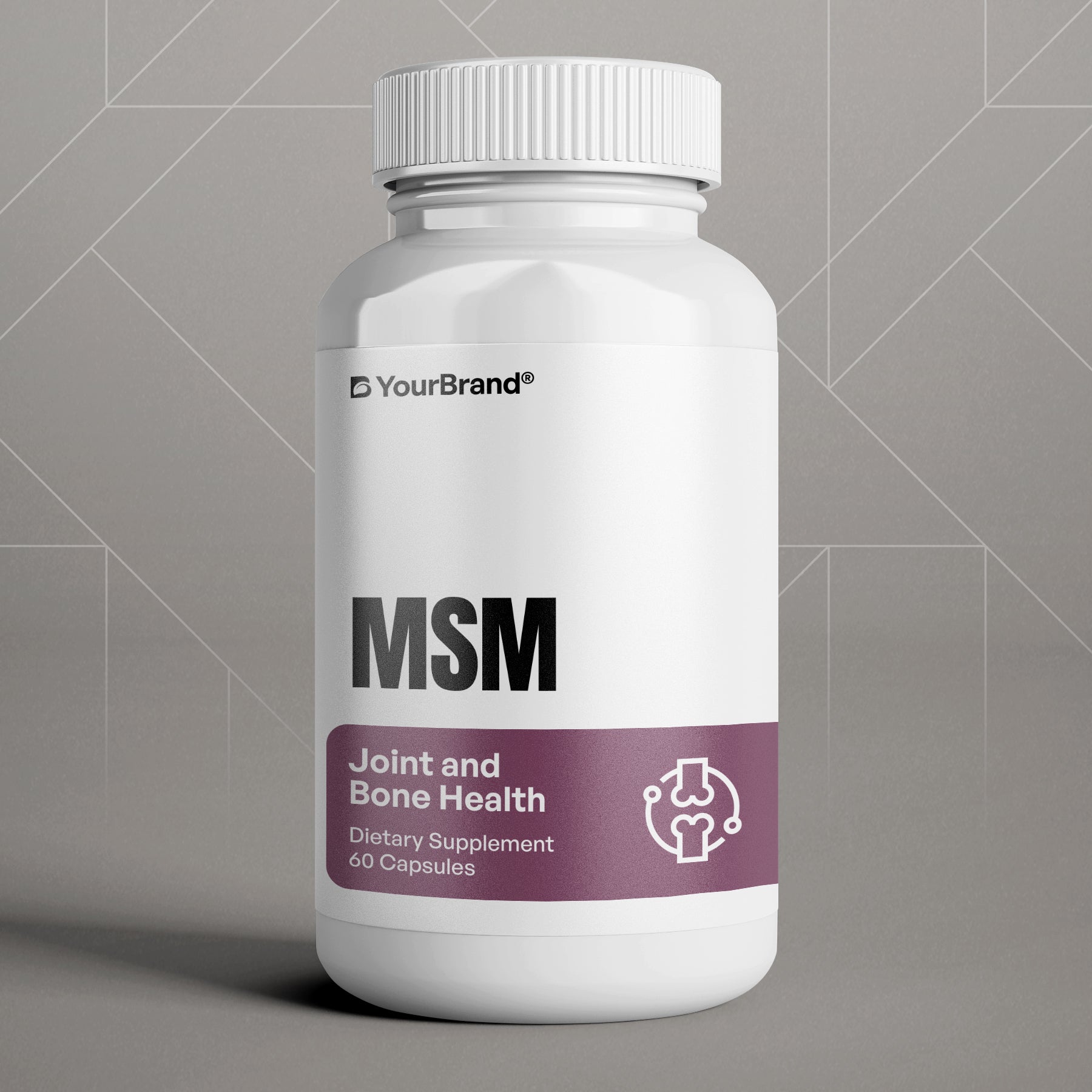 Private Label MSM Supplement for joint support, inflammation relief, and overall wellness