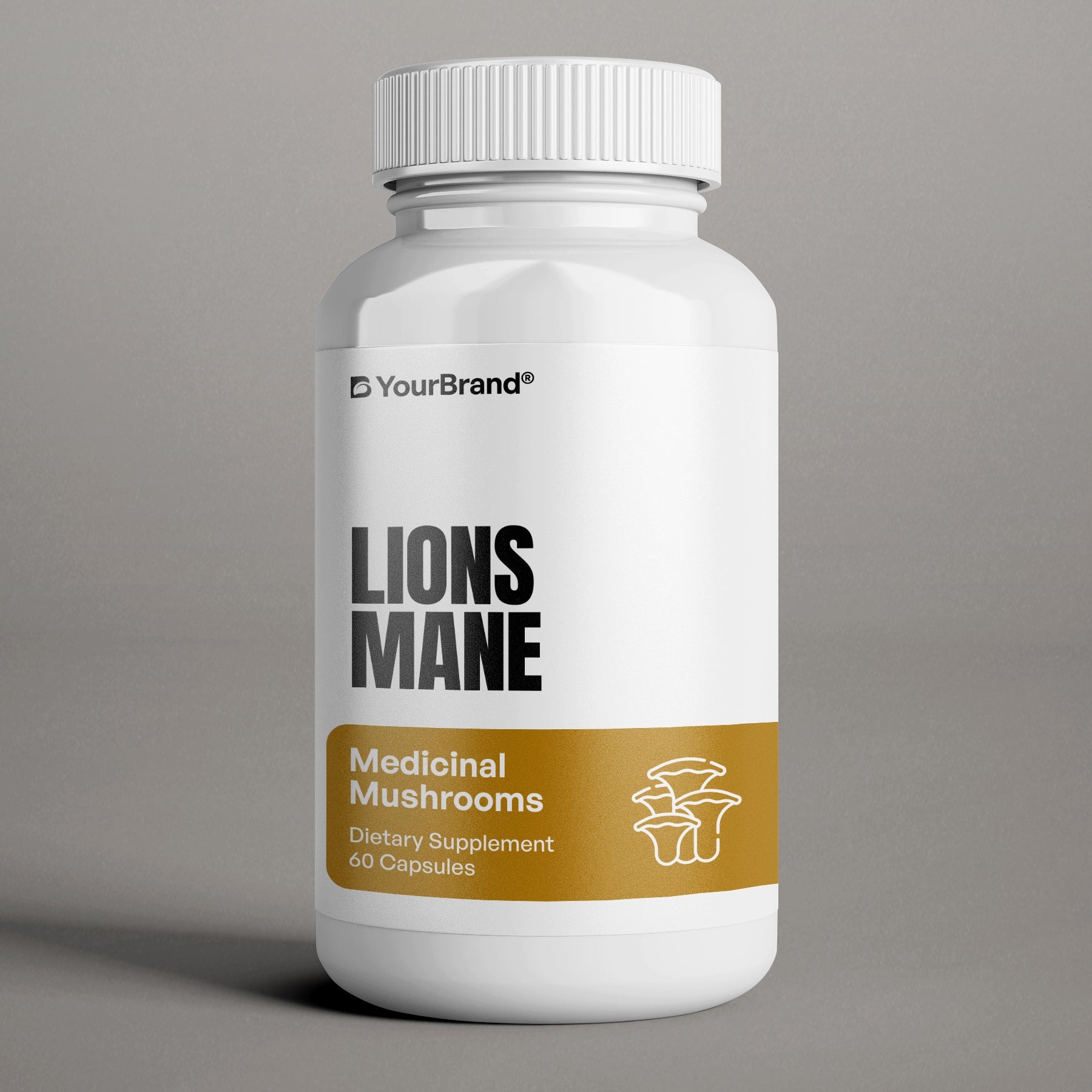 Private Label Lion’s Mane Supplement for focus, clarity, and brain support