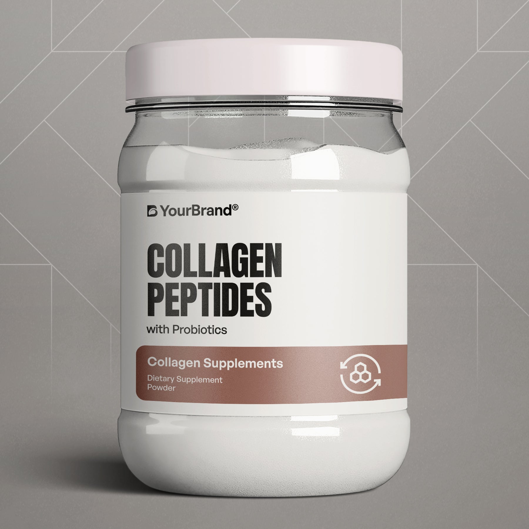 Private Label Collagen Peptides with Vitamin C for radiant skin, strong hair, and healthy joints.