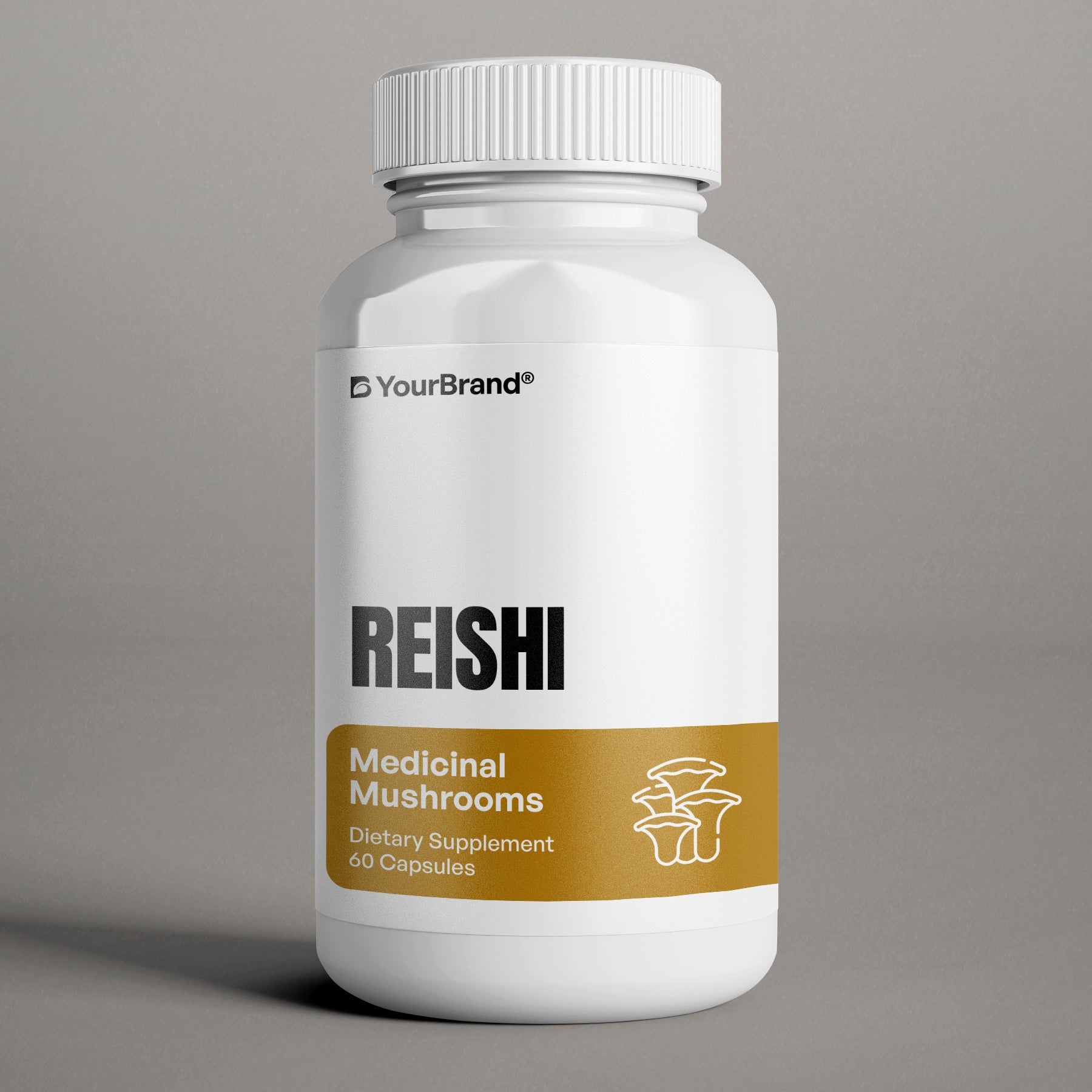 Private Label Reishi Mushroom for immune support, stress relief, and balance