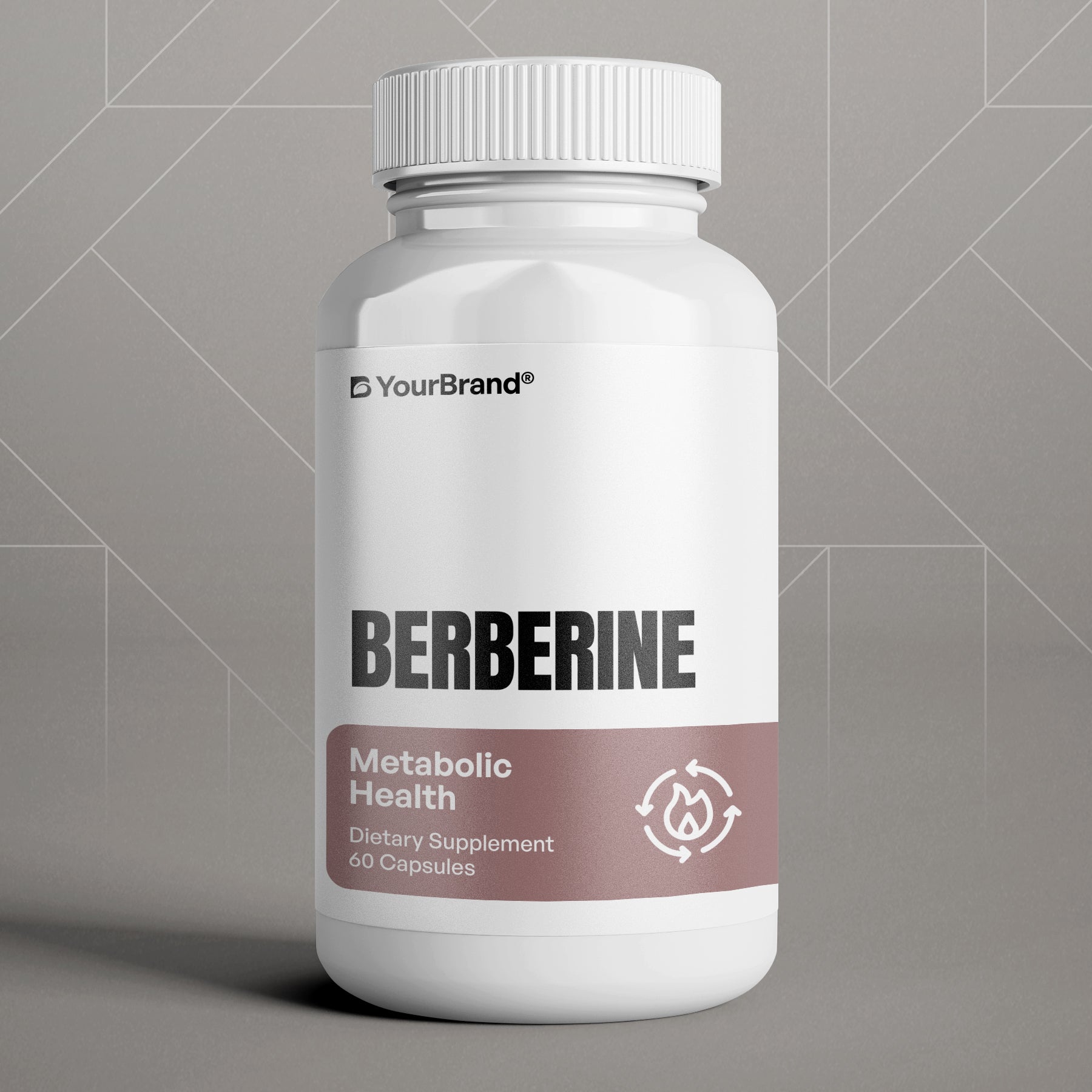 Private Label Berberine Supplement for blood sugar support, metabolism, and wellness