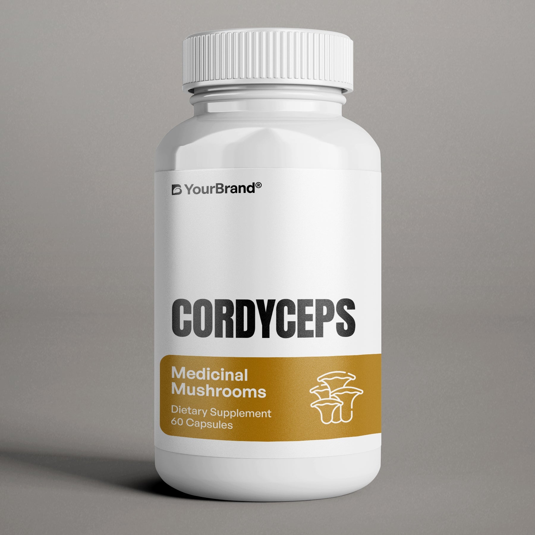 Private Label Cordyceps Supplement for energy, stamina, and immune support