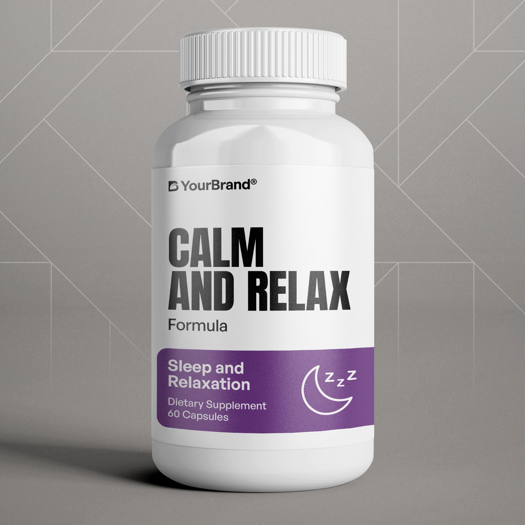 Calm Focus Formula for relaxation, clarity, and sustained focus with Ashwagandha & Rhodiola.