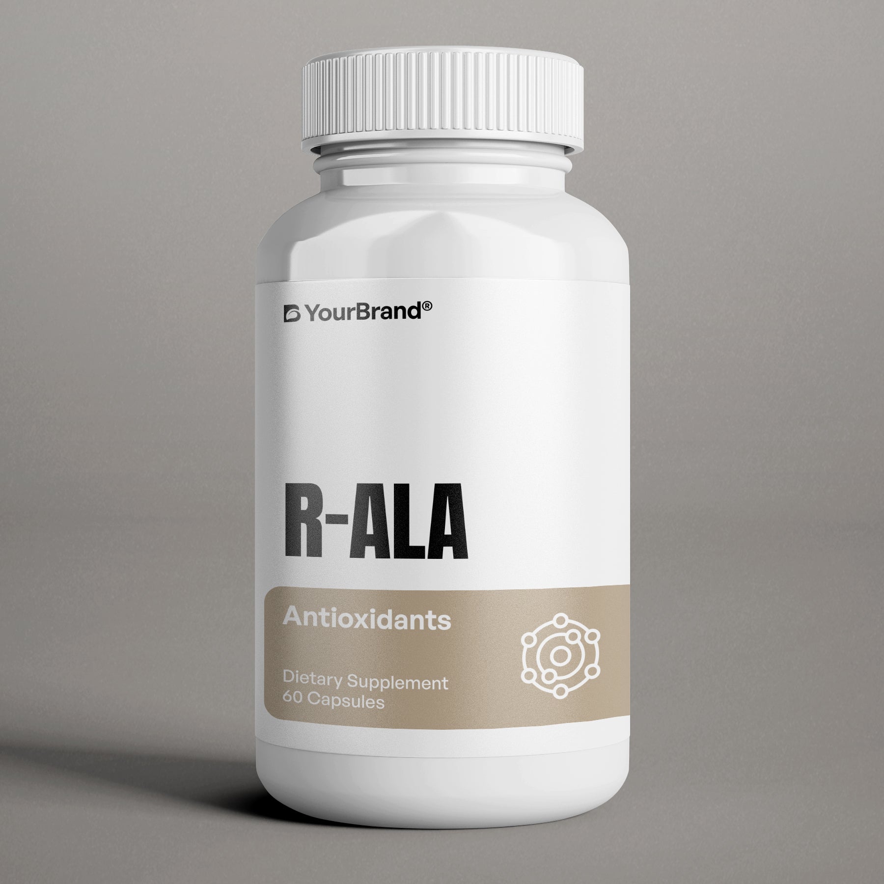 Private Label R-ALA Supplement for metabolic health, cellular energy, and oxidative stress support