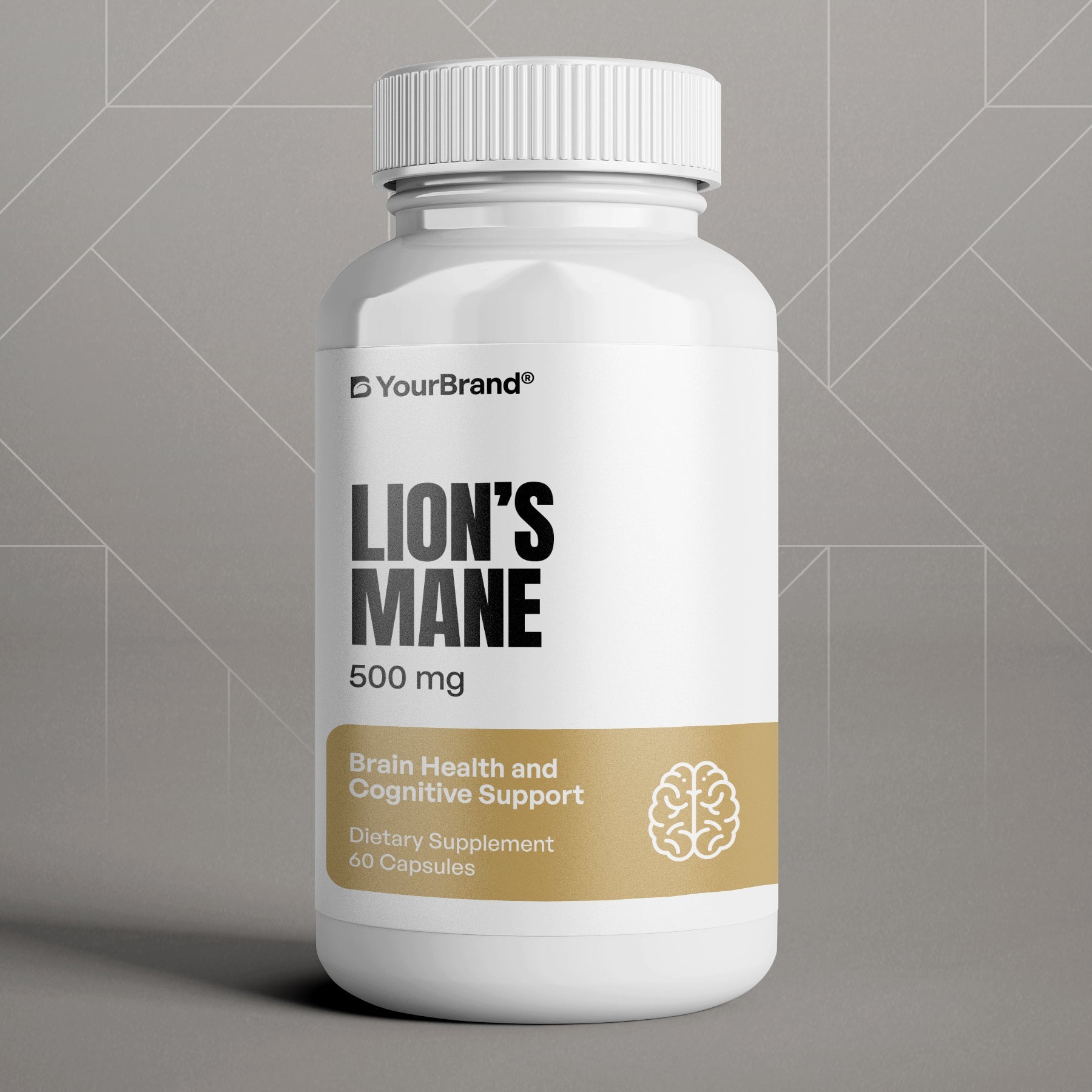 Private Label Lion’s Mane Mushroom Supplement for cognitive support and mental clarity