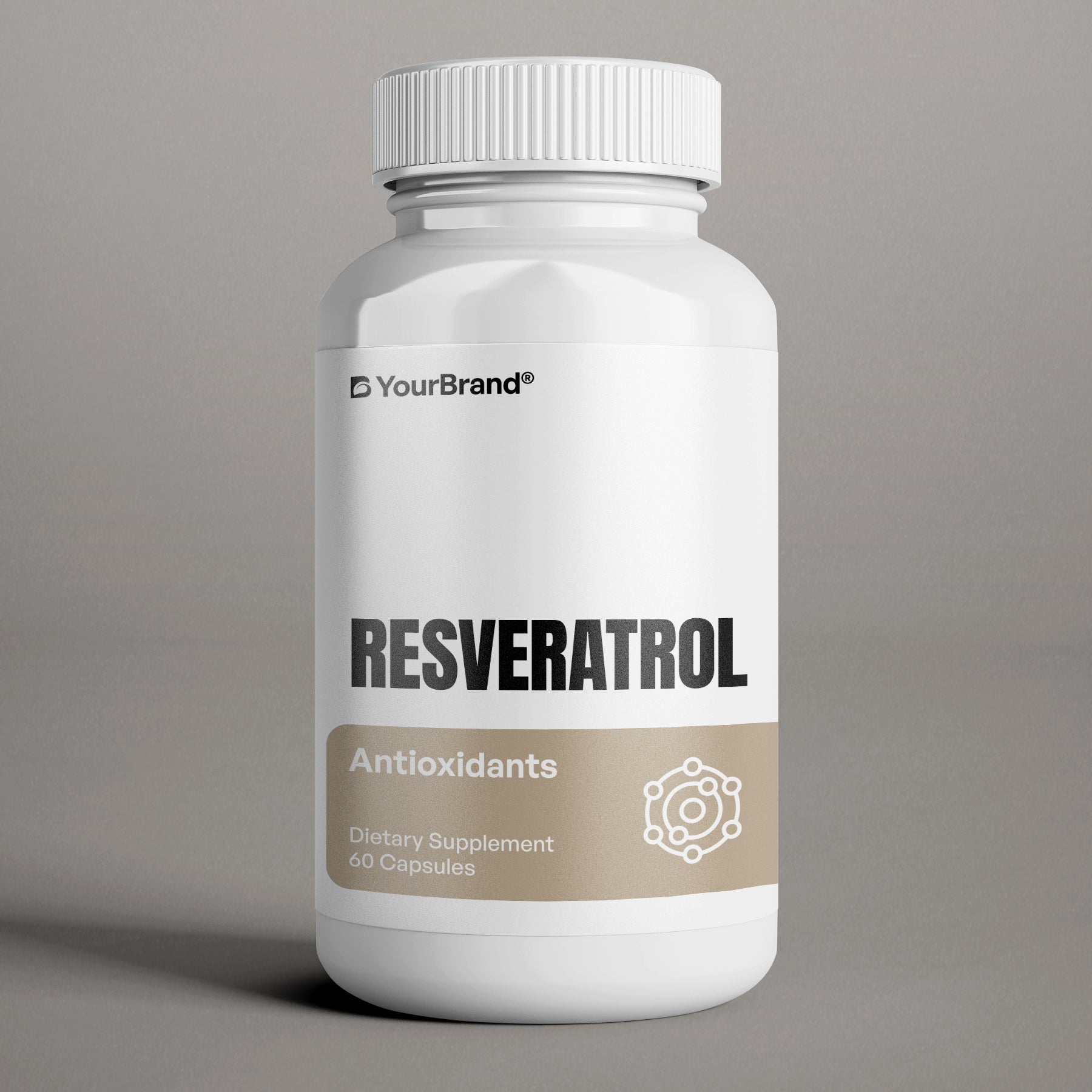 Private Label Resveratrol Supplement for heart health, cellular protection, and vitality.