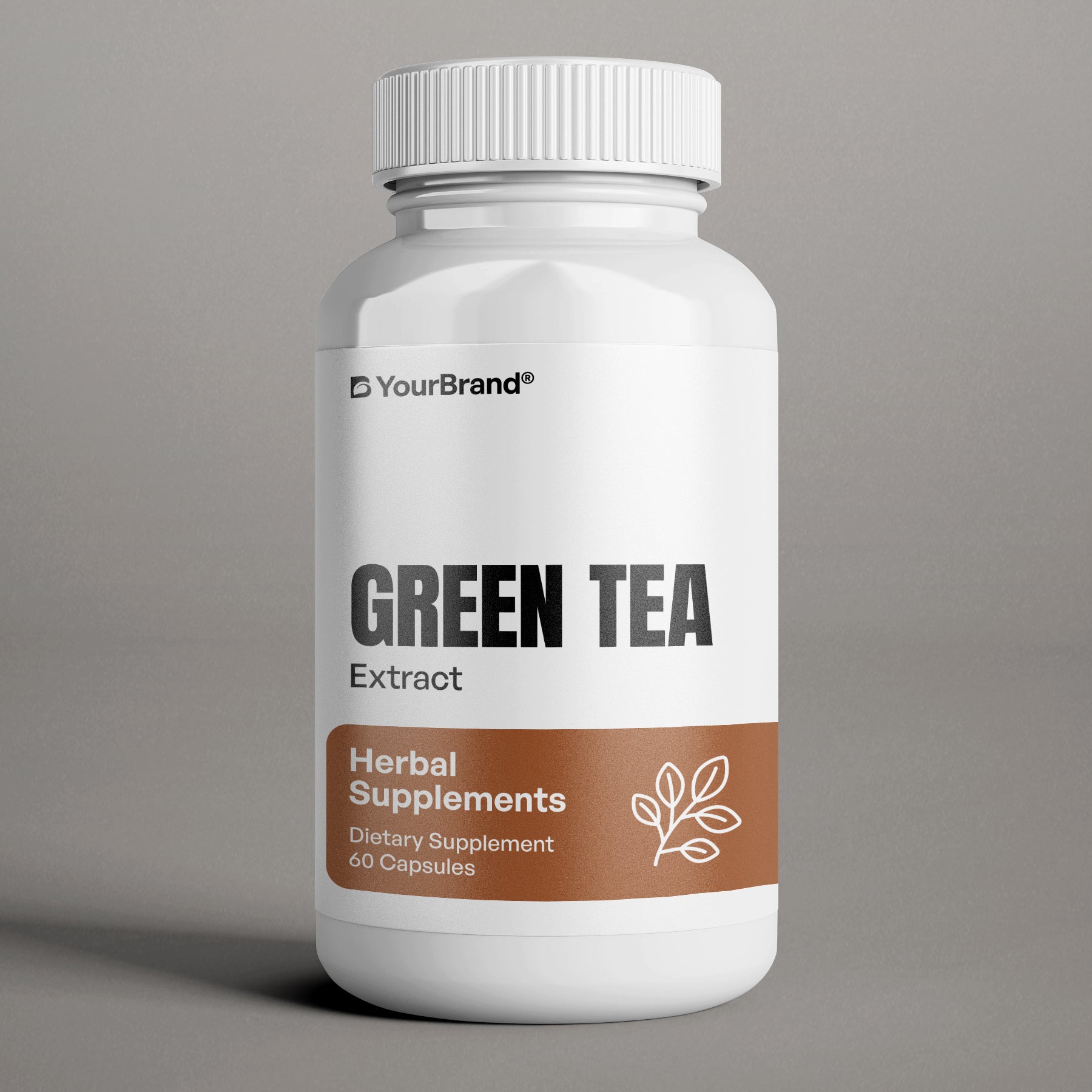 Green Tea Extract Supplement with antioxidants for metabolism and weight support.