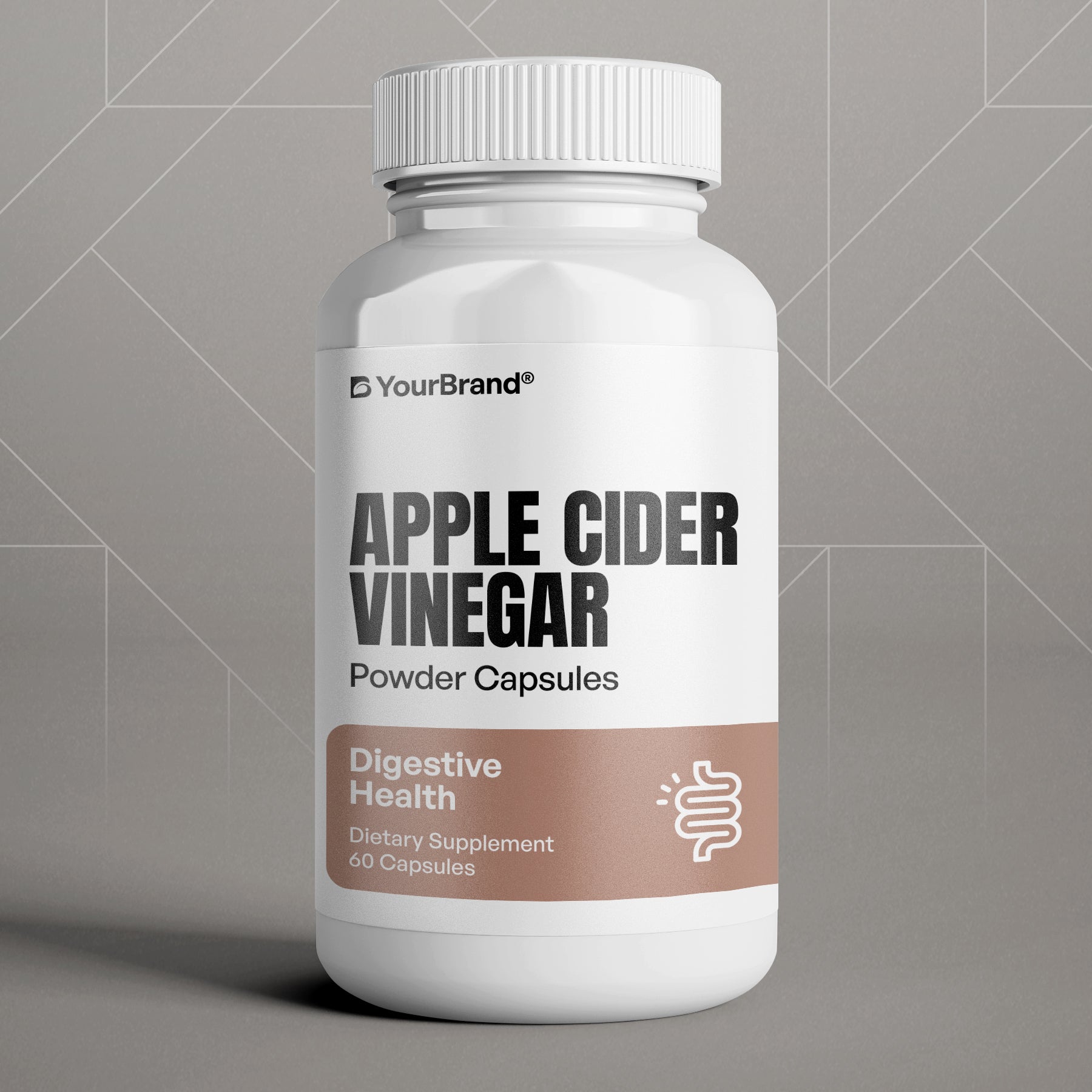 Private Label Apple Cider Vinegar Capsules for digestion, weight, and energy support