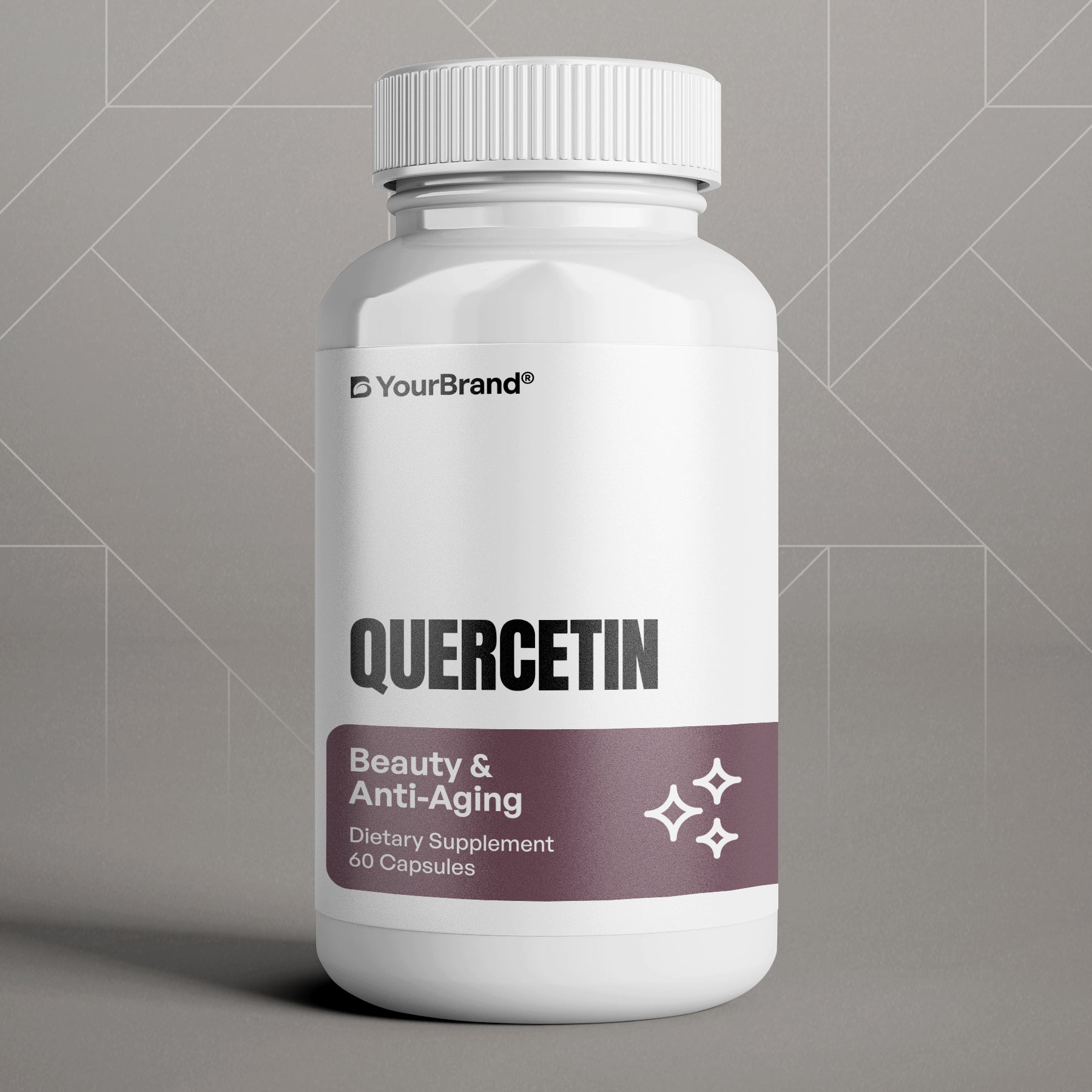 Quercetin Supplement to support immunity, reduce oxidative stress, and promote wellness.
