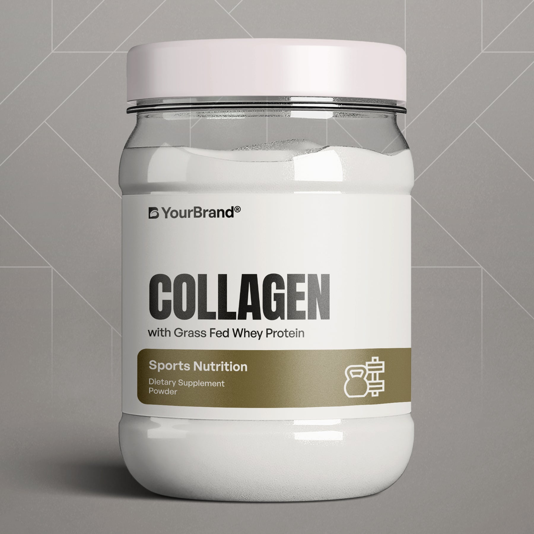 Collagen with grass-fed whey protein to support muscle recovery, skin, and joint health.