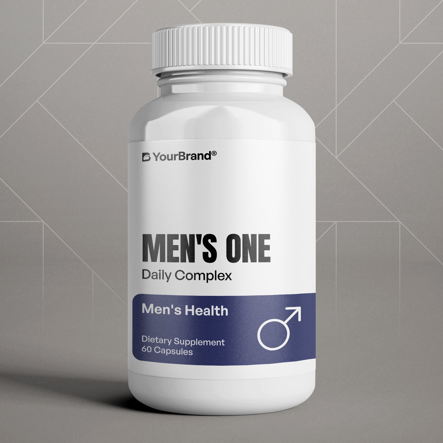 Men’s One Daily Multivitamin Complex for energy, immune support, and overall wellness.