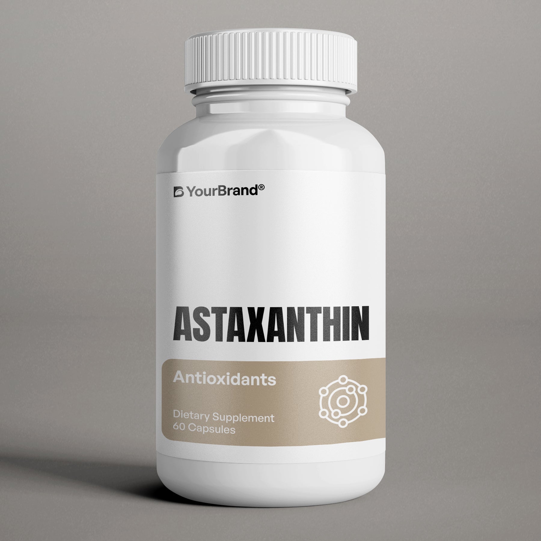 Private Label Astaxanthin Supplement for antioxidant protection, skin health, and joint support