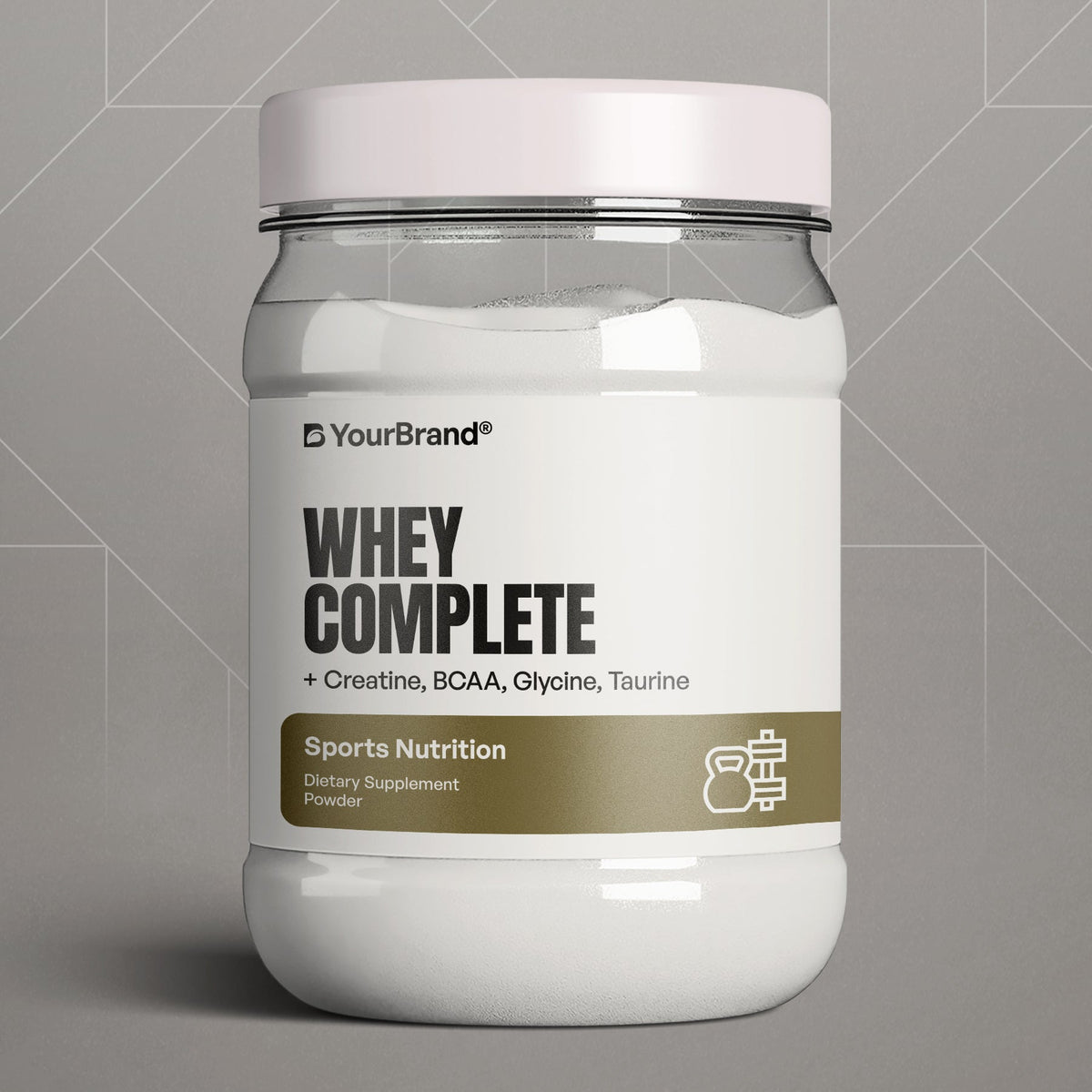 Private Label Whey Complete Protein Powder with Creatine, BCAA, Glycine ...